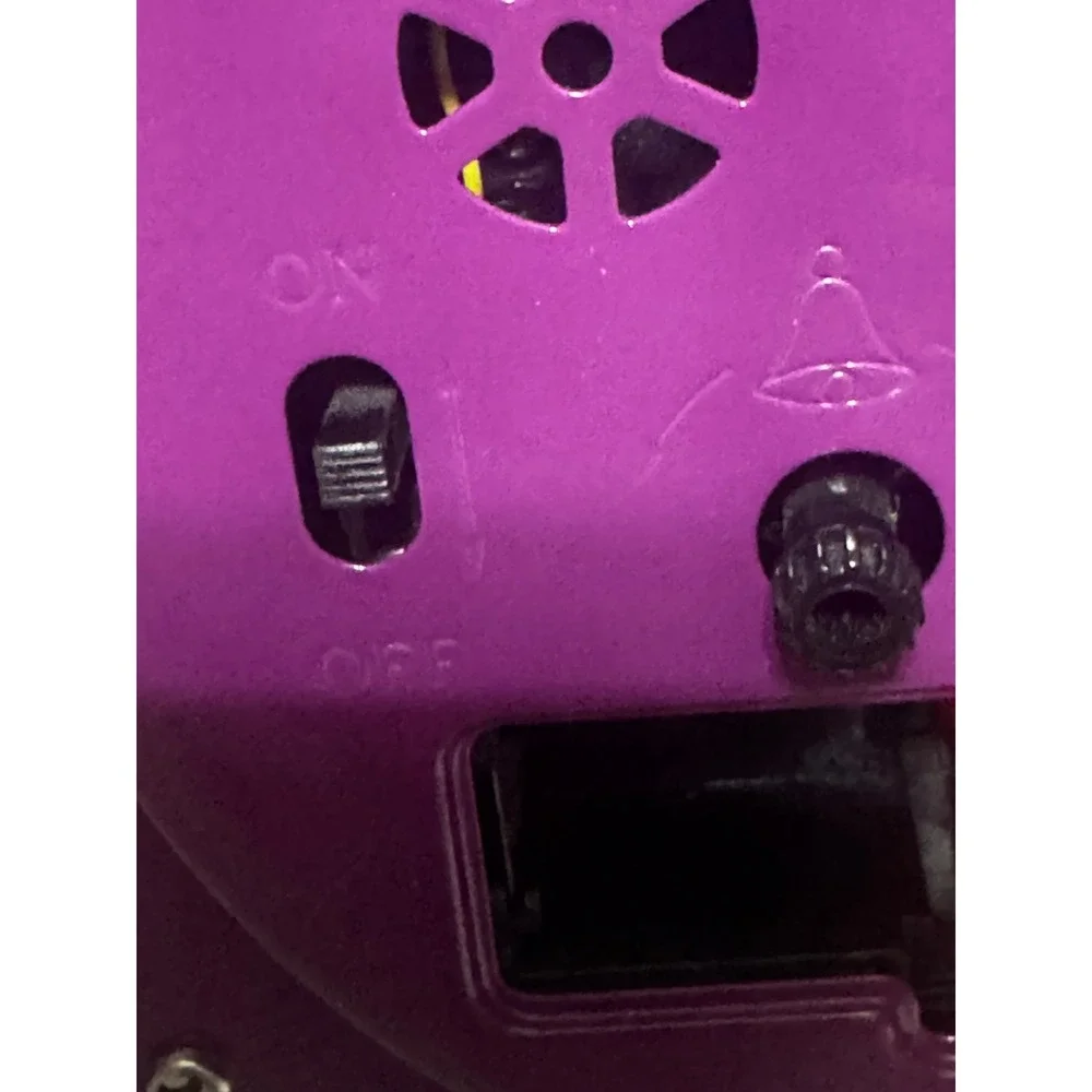 Rare Bratz Vintage Alarm Clock Purple Retro TV Style Analog‎ Y2K Room Decor Kids